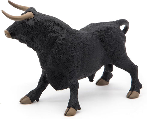 Papo Hand-Painted Farmyard Friends Figurine - Andalusian Bull - 51050, Collectible for Children 3+