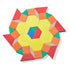 hand2mind Foam Pattern Blocks, Geometric Shapes for Kids, Toddler Pattern Blocks, Sorting Math (Set of 250)