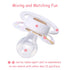 Adult-Sized Pacifier with Baby Cuties Pattern - White Bear Design