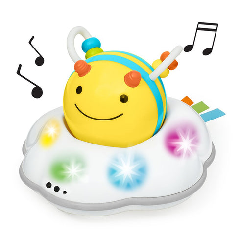 Tummy 3-Stage 5m+ Skip Hop Baby Follow-Me Bee Time Crawl Toy Infant Sensory Development with Lights Sounds and Music