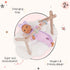 3 14-inch 2 Set LullaBaby Play Gym Hanging Toys Baby Doll Accessories Pretend Play Kids Ages & Up Doll Playmat