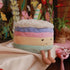 10.2" Birthday Cake Plush, Cute Birthday Stuffed Animal for Girls, Funny Food Plushie, Soft Smile Cake Toy Adorable