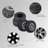 Tbest RC Tires Rubber, Crawler Tires for 1:16 RC Car Accessory