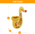 6.5" June Garden My First Saxophone - Musical Soft Plush Toy for Infants and Toddlers