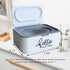 Moorfowl Hello Sweet Cheeks Baby Wipes Dispenser for Bathroom Rustic Farmhouse Style Flushable Wipes Container Holder