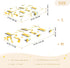 CZXW 52" 28" Cute Construction Vehicles Crib Sheets Fitted x Natural Cotton Soft & Breathable for Baby Crib Mattress