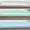 GREYWAWA 3FT Kids Bath Splash Protectors with Toy Organiz Tray Silicone Water Barrier & Strong Suction Cups Safe