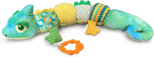 Infant Musical Stuffed Animal Toys - Activity Soft Sensory Toy with Teething Toys, Crinkle Sound, Rattles