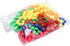 BinaryABC Neon Beads Beaded Necklace for 70s 80s Halloween Party Dress Accessories 6pcs (6 colors)