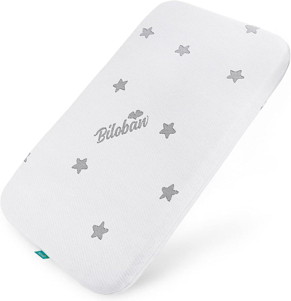 Bassinet Mattress Pad Fit for 18" x 36" x 0.8" Dream On