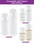 Nipples,9m+ 6 Count Silicone Nipple for Pigeon Bottle,Size LL,Fast Flow Baby Bottle