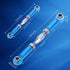 RC Pull Rod Set, 6Pcs Adjustable Aluminum Alloy Turnbuckle Links for RC Hobby Car Model (Blue) Plastic Push Rods