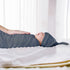 OWLOWLA Newborn Swaddle Set - Stretch Wrap Swaddle Receiving Blanket for Baby Boy Girl (Dim Gray)