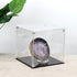 KCGANI Countertop 10x10x10Inch Self-Assembly Acrylic Clear Display Case, Sturdy Acrylic Display Box Cube Collectibles