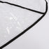 ITODA Twins Baby Pushchair Rain Cover, Universal Waterproof Tandem Stroller Guard for Rainy Weather, Transparent Shield