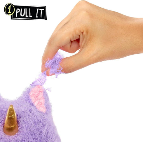 Fluffie Stuffiez Unicorn Small Collectible Plush, Surprise Reveal Unboxing with Huggable ASMR Fidget