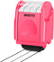 Miseyo Dashed Handwriting Lines Practice Roller Stamp, Self-Inking Line Rolling Stamps for Kids Writing - Peach.