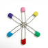 WALWAL 30 Pcs Diaper Pins Stainless Steel Safety Lock Cloth Diaper Fasteners Baby