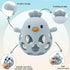Baby Teething Toy, Hollow Chicken Silicone Teething Toys, Soft Chew Toys for Sucking Needs (Blue+Pink)