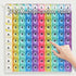 MEIBK 9x9 Rainbow Multiplication Table Game Learning Board, Educational mathSTEM Sensory Math Toy, Classroom