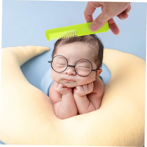 Set 2pcs Gentle Detangling Hair Comb for Newborns - Cradle Cap Brush