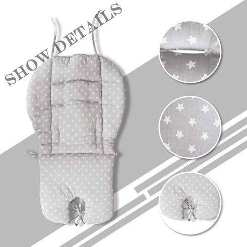 Twoworld High Chair Cushion, Large Thickening Baby High Chair Seat Cushion Liner Mat Pad Cover Breathable Suitable