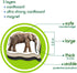 19 Fridge Magnets for Toddlers, Zoo Photo Kids Magnets for Refrigerator, Animal Magnets