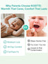 Baby Wipes Warmer, Larger Capacity Wipe Dispenser, Even Heating Diaper Wipe Warmer with Night Light, On/Off Switch