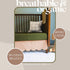 Linens Limited 100% 24"x 38" 10" Inch 4 Microfiber Scalloped Mini Crib Skirt with Drop Lenght with Split Corners