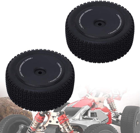 2Pcs RC Tire, 1:14 Scale RC Car Rear Tires, Tire Replacement Tyre Upgrade Spare Parts for Wltoys 144001 1/14 RC Car