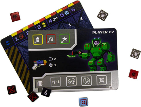 Giga Mech Games The Blue Collection - Three Micro Games: One Card Dungeon, Insert Coin to Play, Cyberdoom Tower