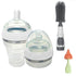Cintog 2 Pack Collapsible Baby Bottle Set with Soap Dispensing Brush Kit, 6oz,