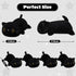 Mommy 4 Tummy, SQEQE Black Cat Stuffed Animal with Babies Cat in her Cute Black Cat Plush Toys for Kids, Gifts Ideal