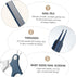 Set Portable Nail Care for Newborns - Safe Clipper Kit with Scissors, File & Tweezers in Case