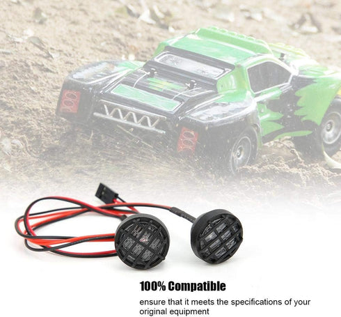 VGEBY1 RC LED Headlights, 22MM Decoration Kit for 1/10 Scale RC Crawler Car Toy Vehicle