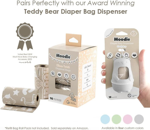 (90 (6 9 13in) CITRUS SCENTED Disposable Diaper Bags BAGS) | Leak Proof, Travel-Friendly Refill Rolls Rolls, x | Baby