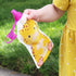 ChooMee SoftSip Food Pouch Top, Baby Led Weaning, No Spill Flow Control Valve, 2CT Aqua Purple