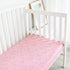 2-Pack, 52'' 28'' Girl Crib Sheets Fitted x for Standard Crib & Toddler Mattress, Soft and Breathable Material, Neutral