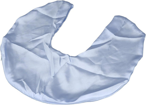 Ymiko Soft Satin Breastfeeding Pillow Cover Washable & Breathable Nursing Cushion Slipcover for Comfortable Feeding