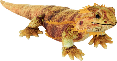 Wild Republic 24 inch Living Earth Bearded Dragon, Plush Toy Stuffed Animal, Recycled Water Bottles Fill