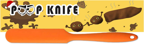 FunisFun Poop Divider Knife Silicone Spatula Prank Funny Gag Gifts for Christmas,