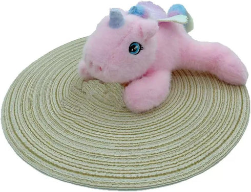YUKOUQIAN 7 inch Unicorn Stuffed Animal Cute Plush Doll Toy for Girls Boys Christmas (pa Unicorn)