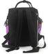 FHEDVBN Backpack Mummy Backpacks Daypack Marble Purple Colorful Diaper Bag for Women Multifunction Waterproof for Mom