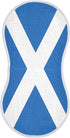MCHIVER Scotland Flag Burp Cloths for Baby Boy Girl Cotton Burp Rags Absorbent