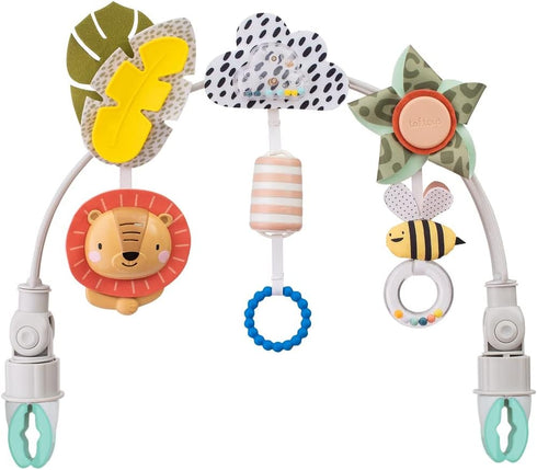 Taf Toys Savannah Adventures Arch with Fascinating Toys, Stimulates Babys Senses &