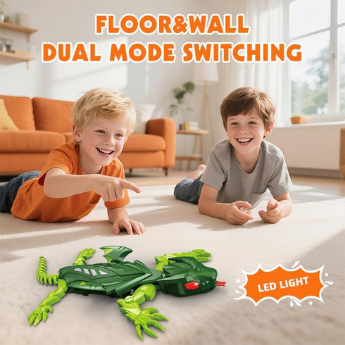 8 Wall Crawler Lizard, Rechargeable Remote Control Robot Kids Toys, Climbs up Walls, RC Robot Toys for Boys & Girls