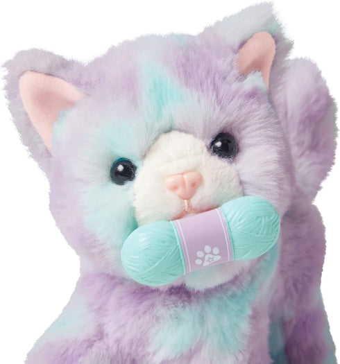 American Girl Truly Me 18-inch Doll Pet Purrpley Pink Kittycat - Magnetic Mouth to Hold Yarn Toy, Ages 6+