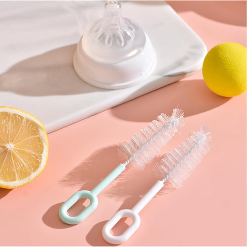 Mezfrguo 10 PCS Nipple Brushes Pacifier Cleaning Tools Small Bottle Brush Nipple Cleaner Nipple Bottle Brushes