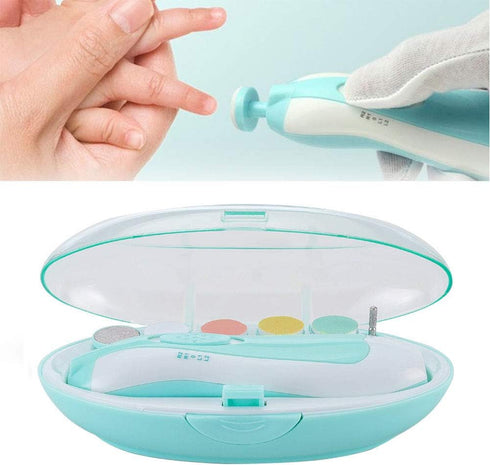 HANGER Baby Nail File Trimmer - Safe Electric Nail Clipper Grooming Kit -