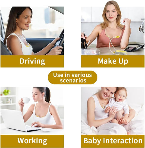 Momlacto S1 S2 S9, 27mm 17/19/21/24mm Wearable Collection Cups Compatible with Spectra Hands-Free Breast Pump